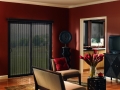 blinds in red room