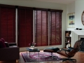 blinds in sitting area