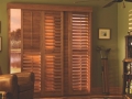 Shutters in green room