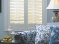 White Shutters in lite blue room